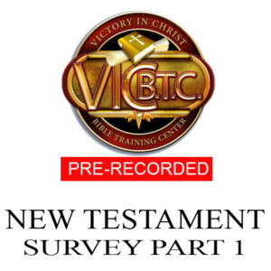 BS 203 New Testament Survey Part 1 (Pre-Recorded)